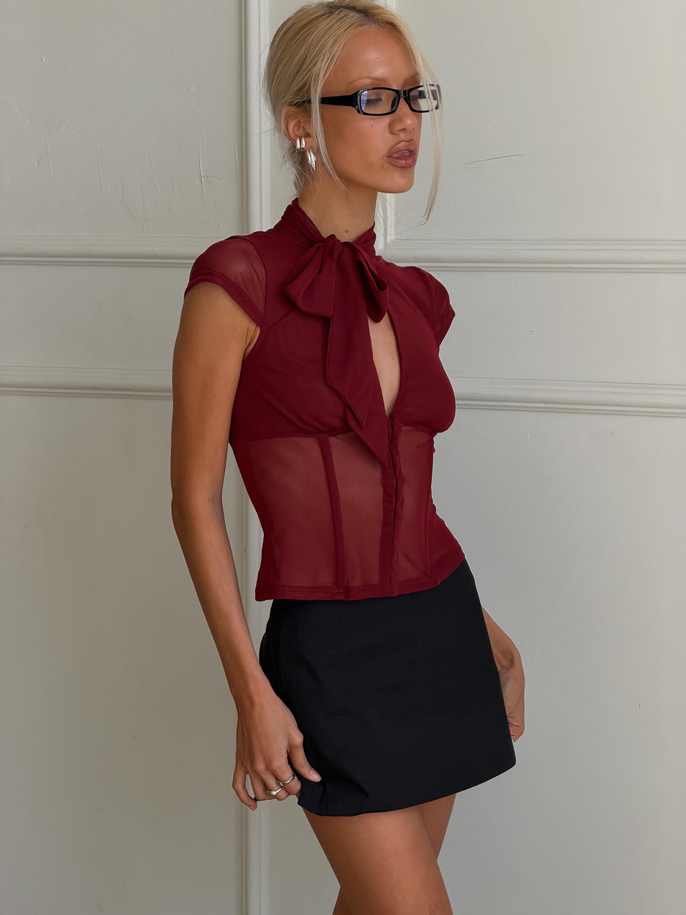 Low-rise Skort