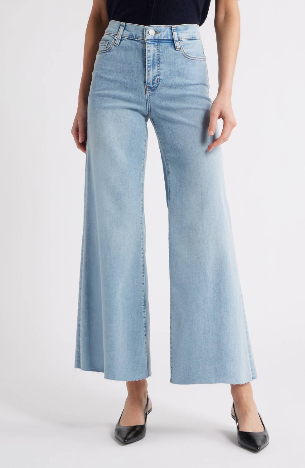Frame - Le Palazzo Crop Wide Leg Jeans