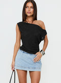 Stefenie Denim Skort Light Blue Wash