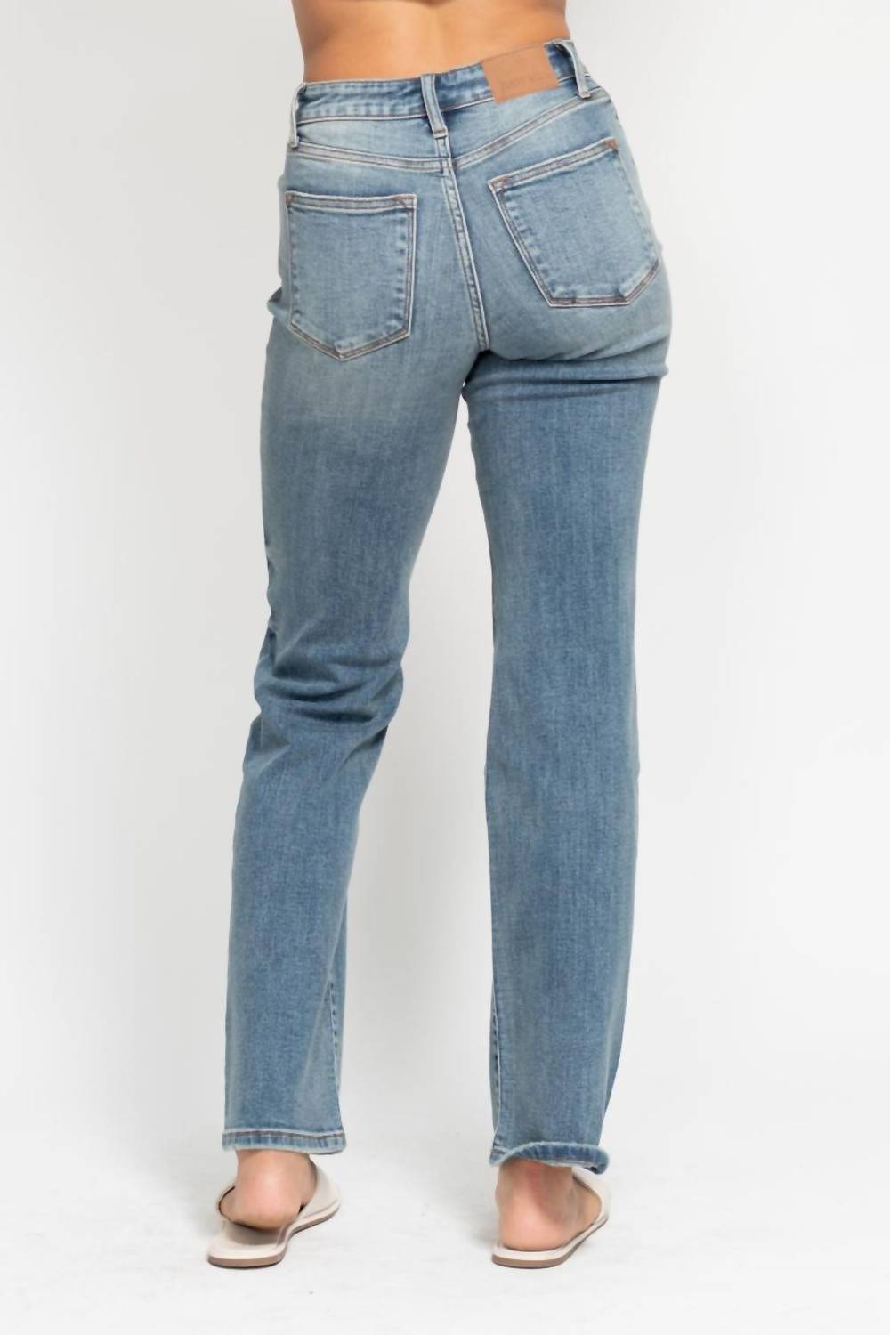 Judy Blue - High Waist Dad Straight Jeans