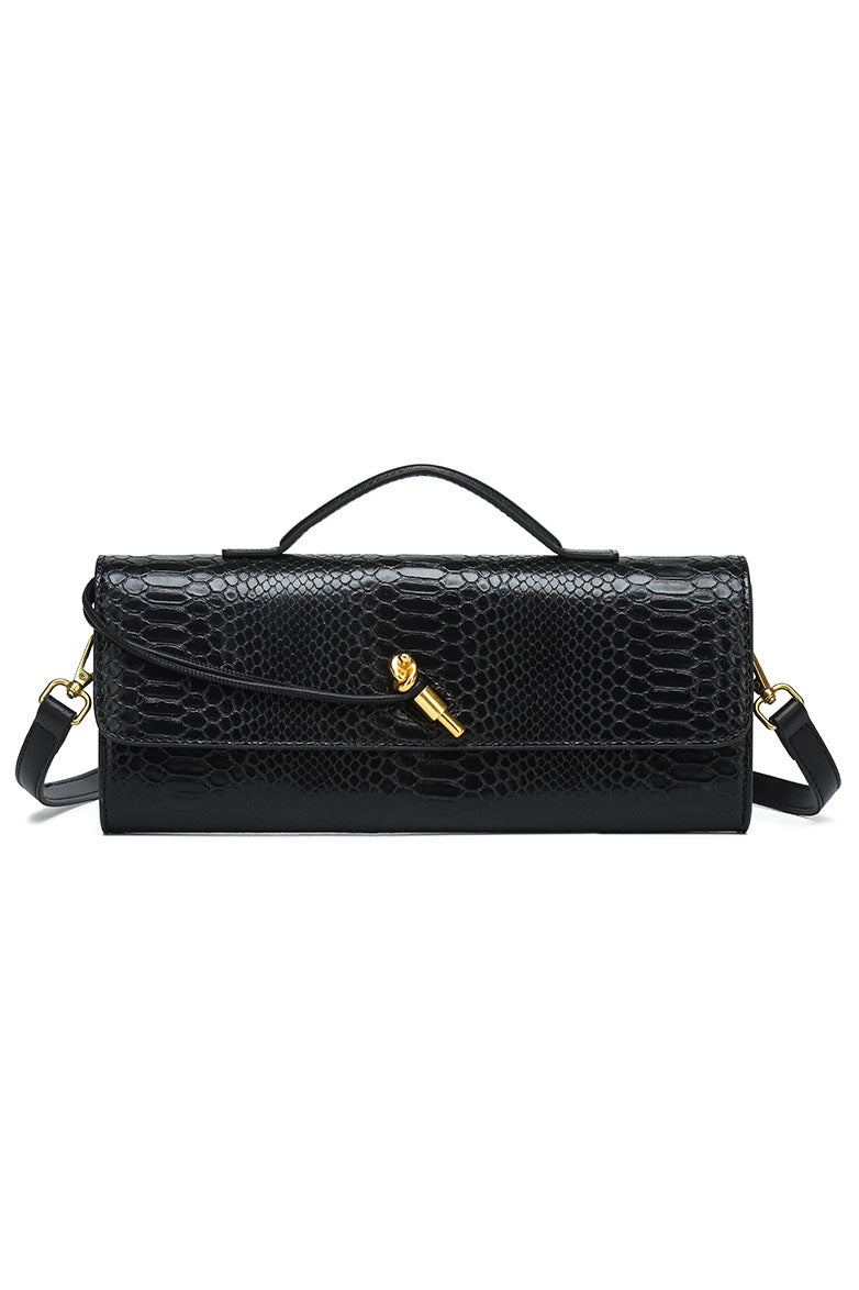 Woven Design Evening Clutch Bag