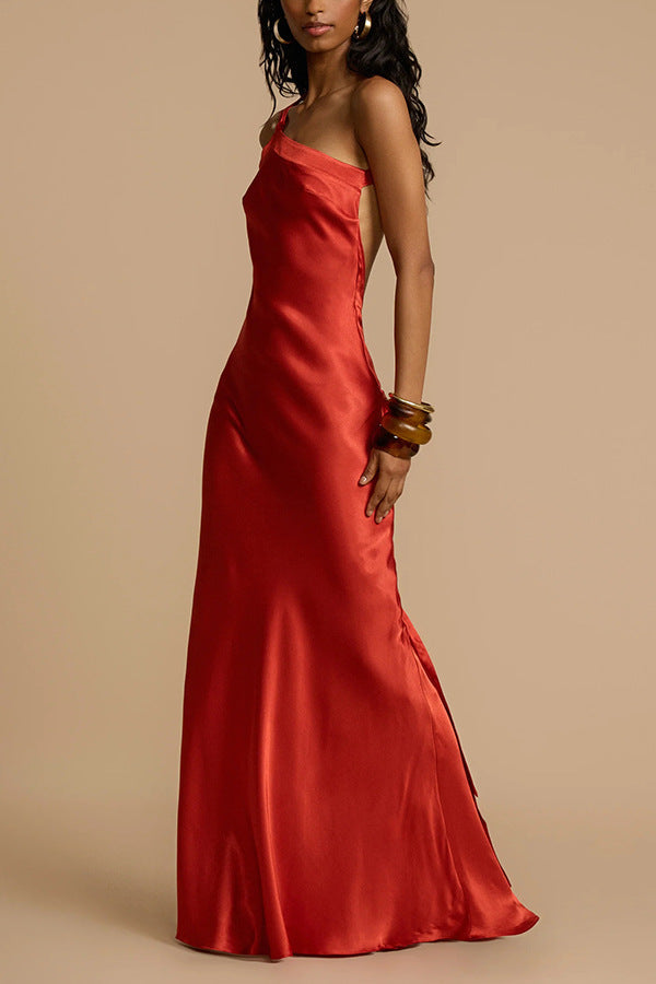 Silhouette Grace – Bodycon One-Shoulder Dress
