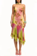 The Coral Gown Midi Dress