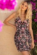 1938 - Primavera - V-Neck Short Dress with Floral Sequins