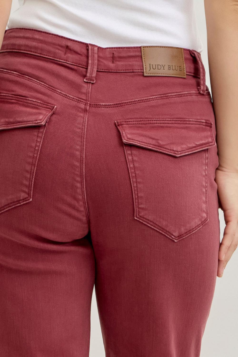 Judy Blue - Aurora Weekender Garment Dyed Cuffed Jeans