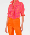 Gretchen Scott - Ring Toss Long Sleeve Ruffle Rumble Blouse