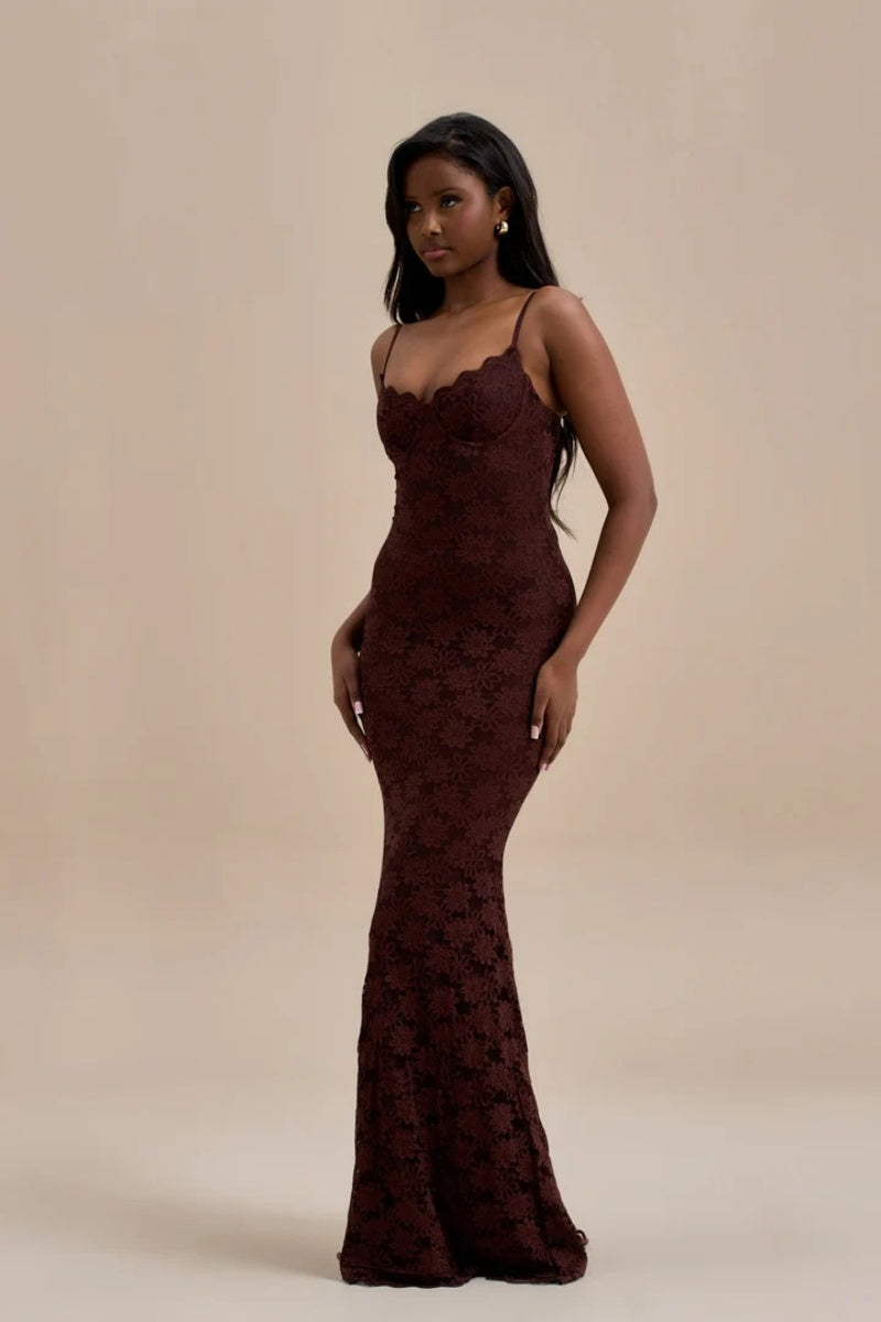 Leah Lace Maxi Dress