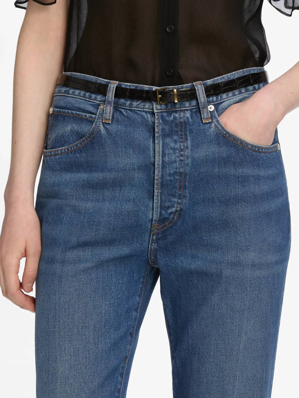 Frame - Lax High-waist Flare Jeans