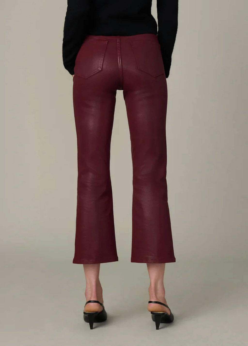 Joe'S Jeans - Callie Cropped Bootcut Coated Pants