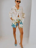 Printed Summer Shorts Set