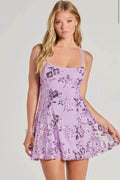 Glam Night Sequin Slip Mini Dress