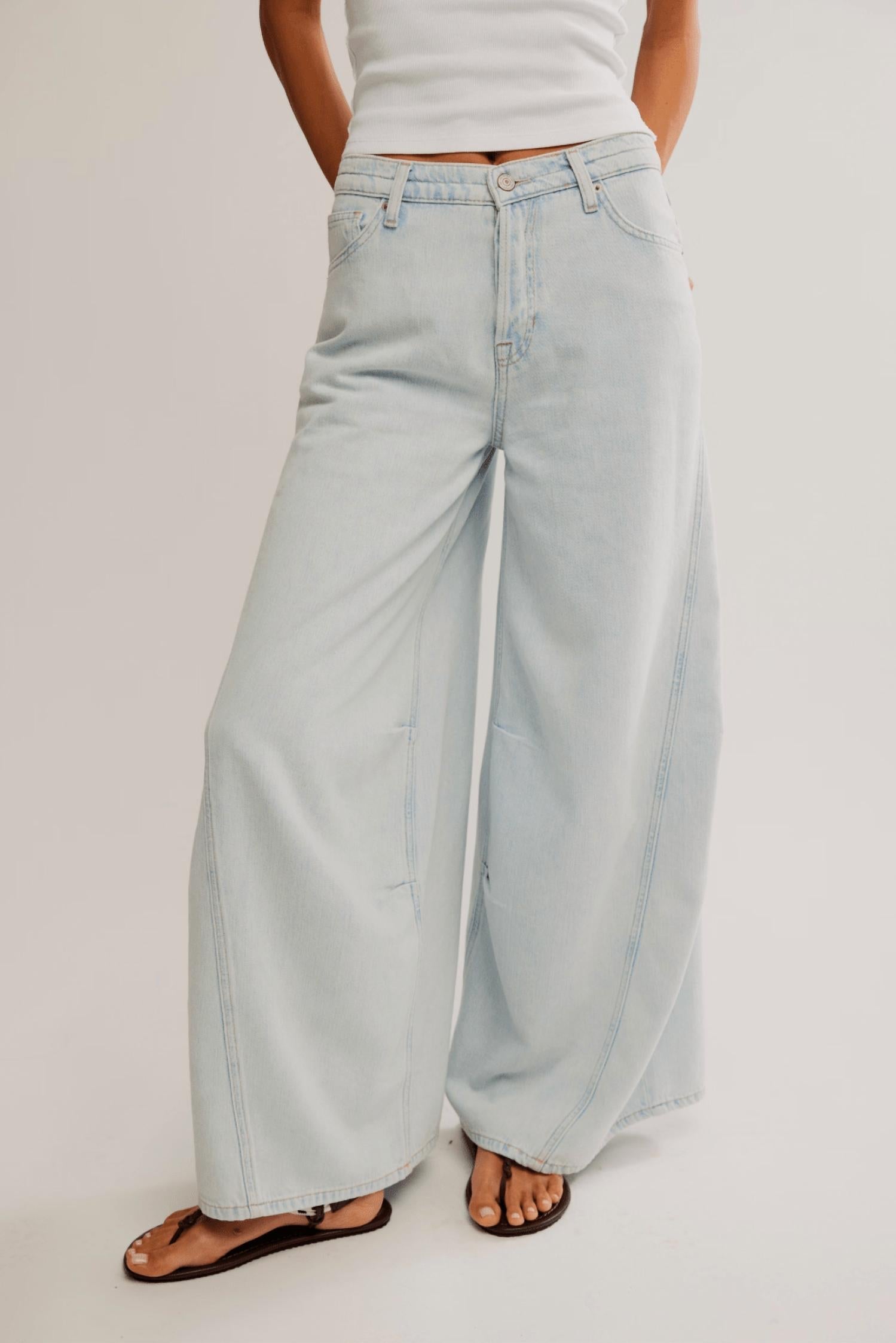Free People - Westward Demi Wide Leg Jeans