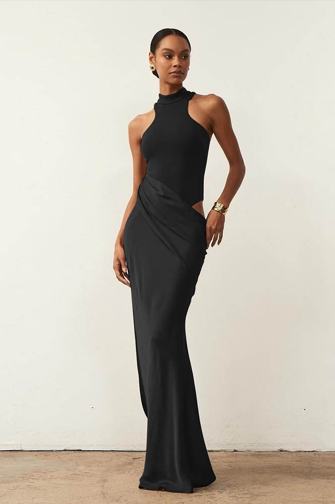 Panelled Cutout Bodycon Dress