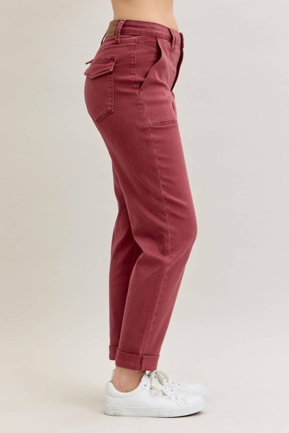 Judy Blue - Aurora Weekender Garment Dyed Cuffed Jeans