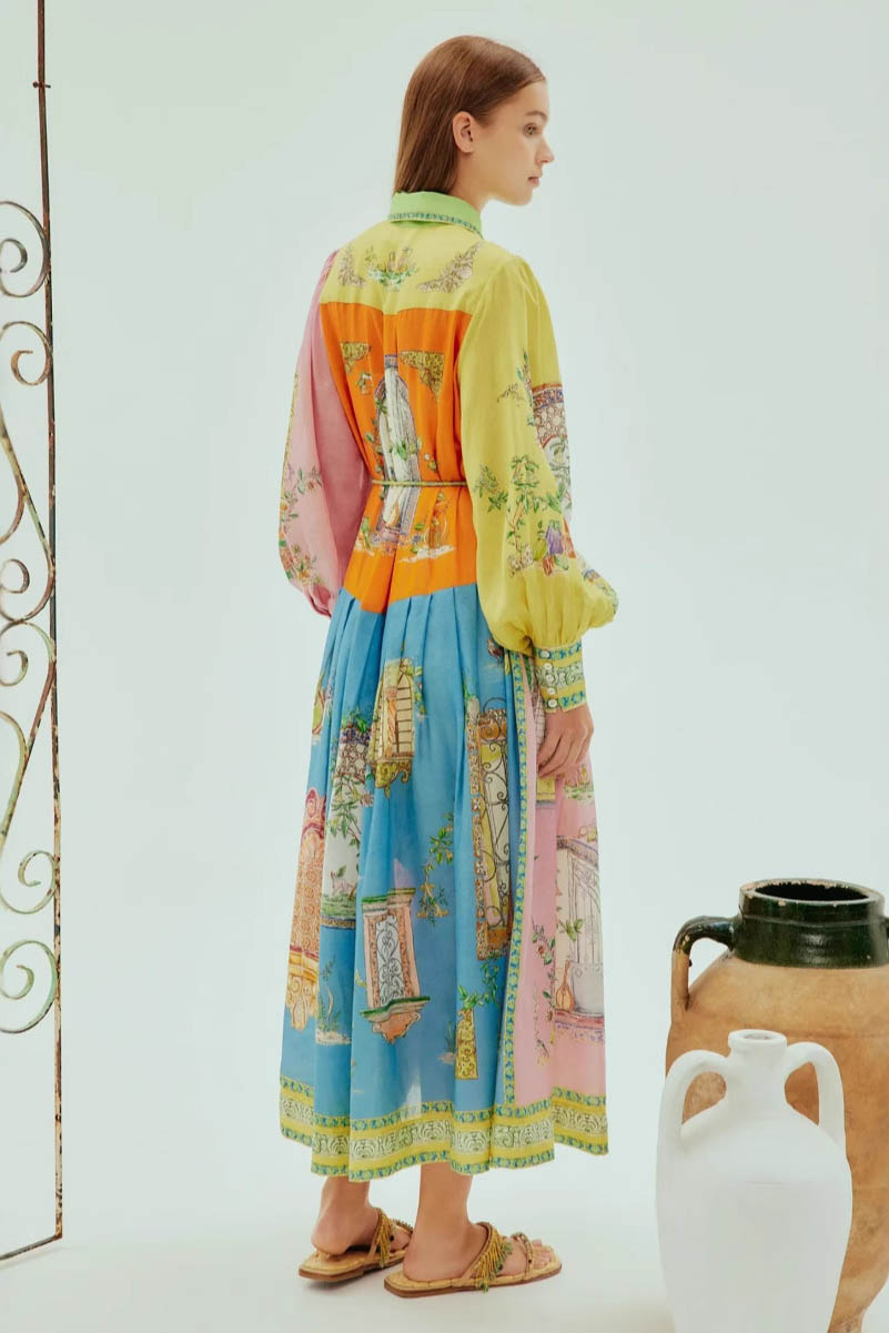 Serene Graffiti Window Dress
