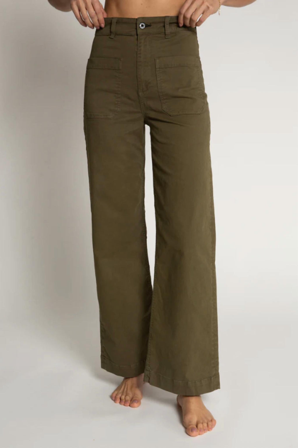 Askk Ny - Sailor Twill High Rise Jeans