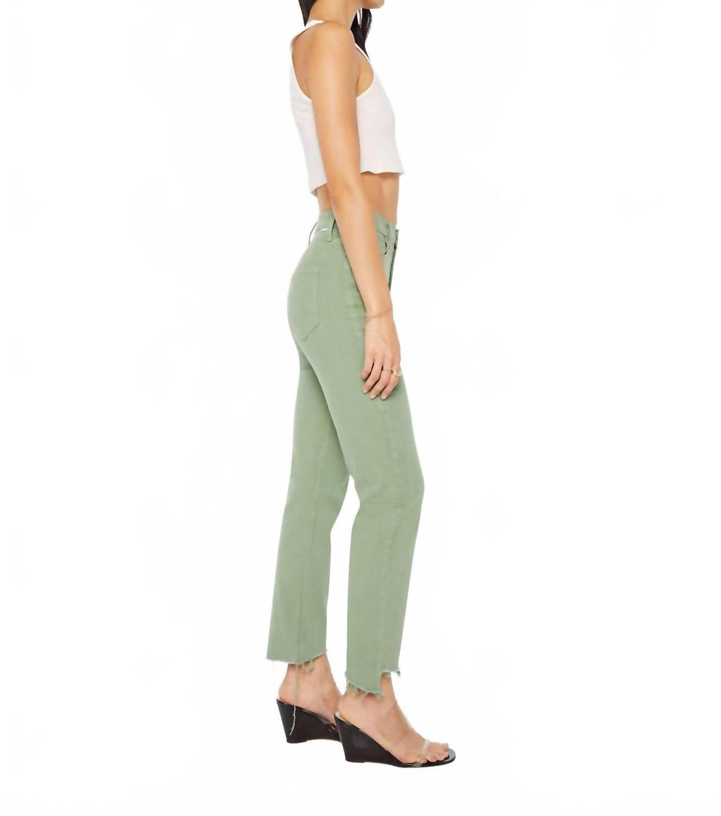 Mother - High Waisted Rider Ankle Fray Jeans
