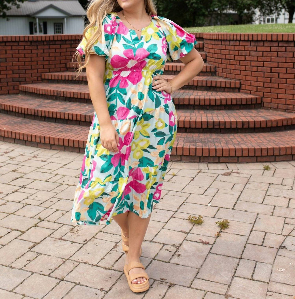 Umgee - Mint Bliss Midi Dress