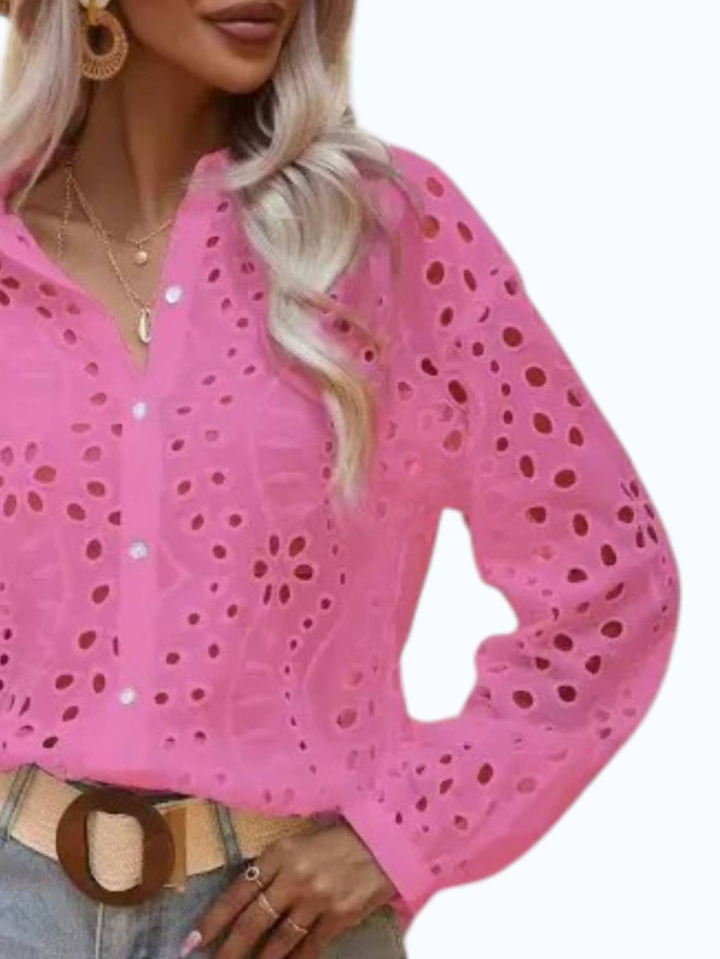 Miss Sparkling - Floral Long Sleeve Blouse