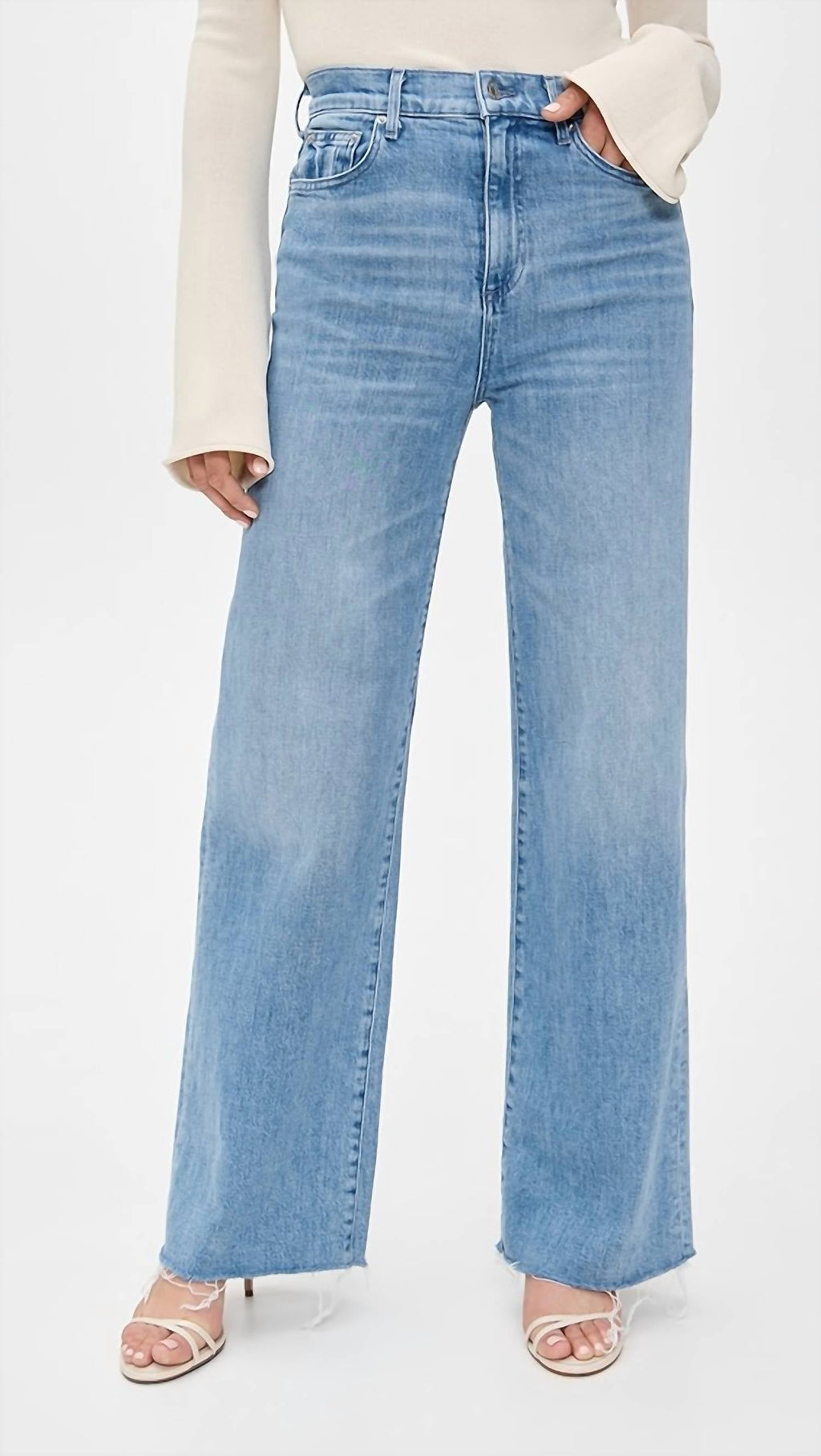 Le Jean - Column High-rise Wide-leg Jean