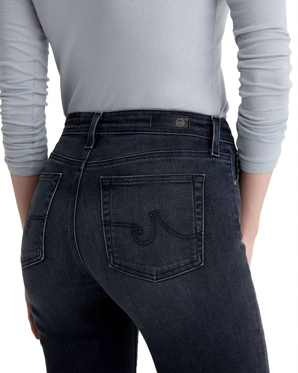 Ag Jeans - Mari Mid Rise Slim Straight Leg Jeans