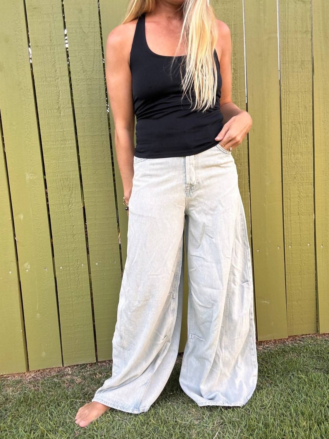 Free People - Westward Demi Wide Leg Jeans