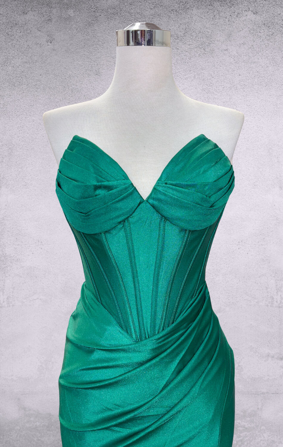 KNOX MINI DRESS - STRAPLESS SATIN COCKTAIL DRESS