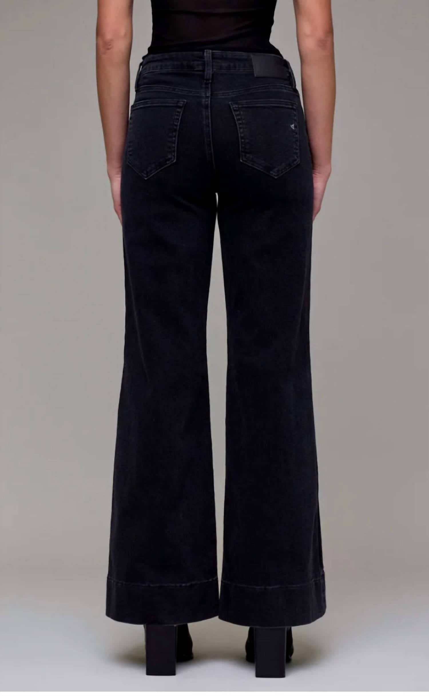 Hidden - Happi Mid Rise Comfort Flare Jeans