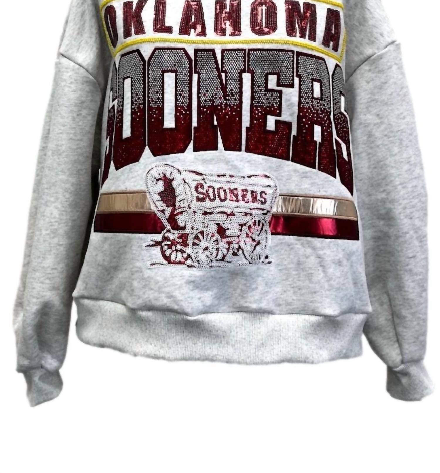 Queen Of Sparkles - Sooners Vintage Sweatshirt