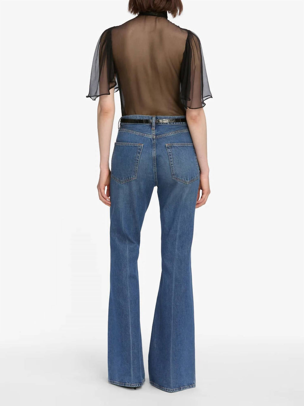 Frame - Lax High-waist Flare Jeans