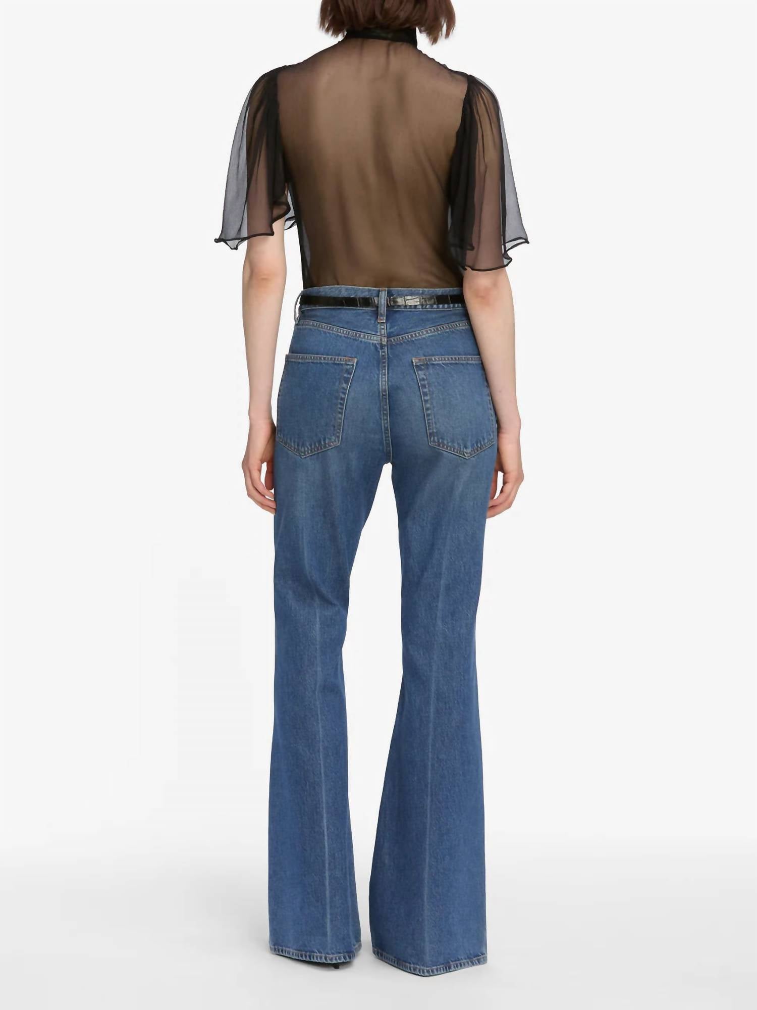 Frame - Lax High-waist Flare Jeans
