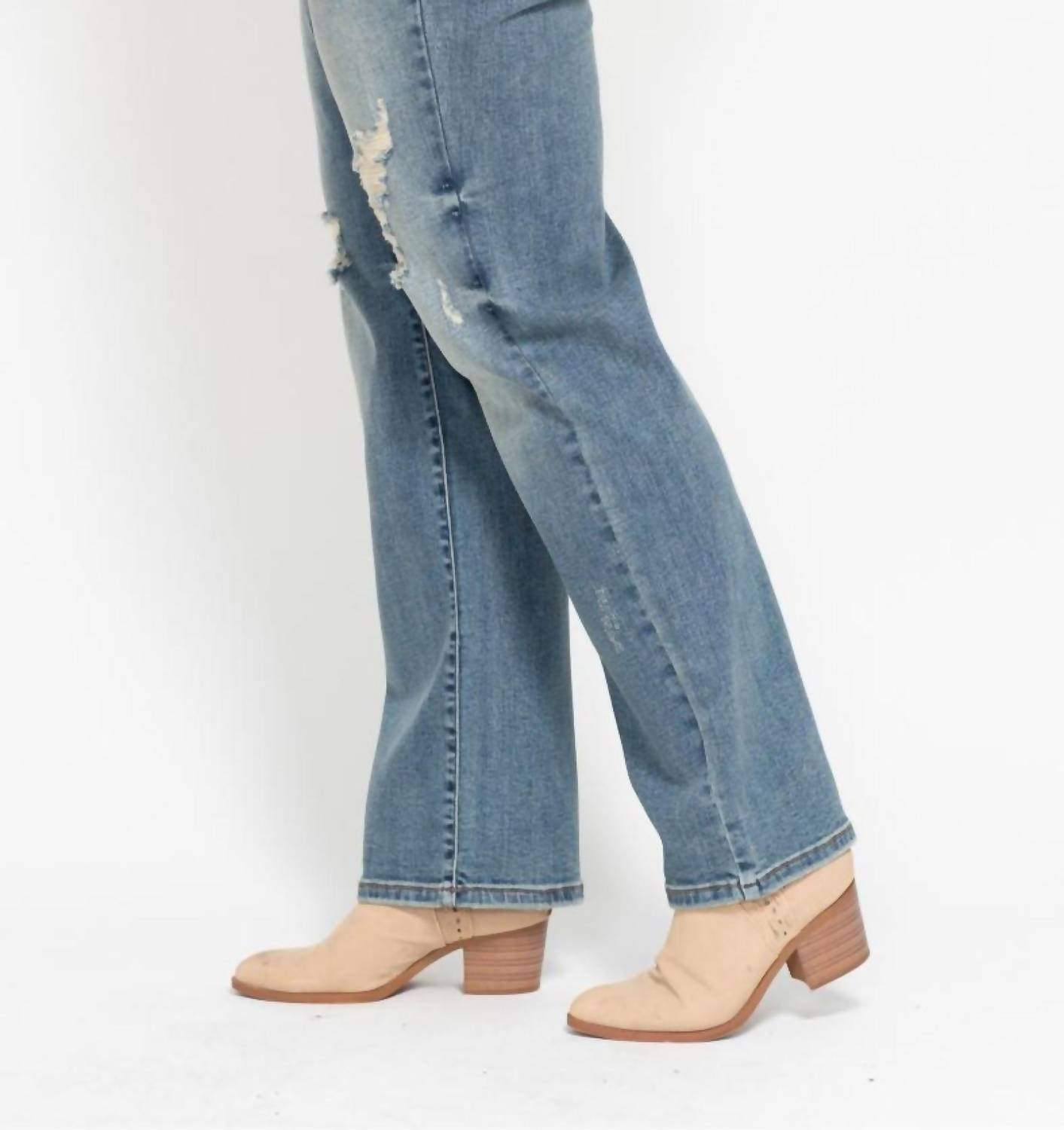 Judy Blue - High Waist Dad Straight Jeans