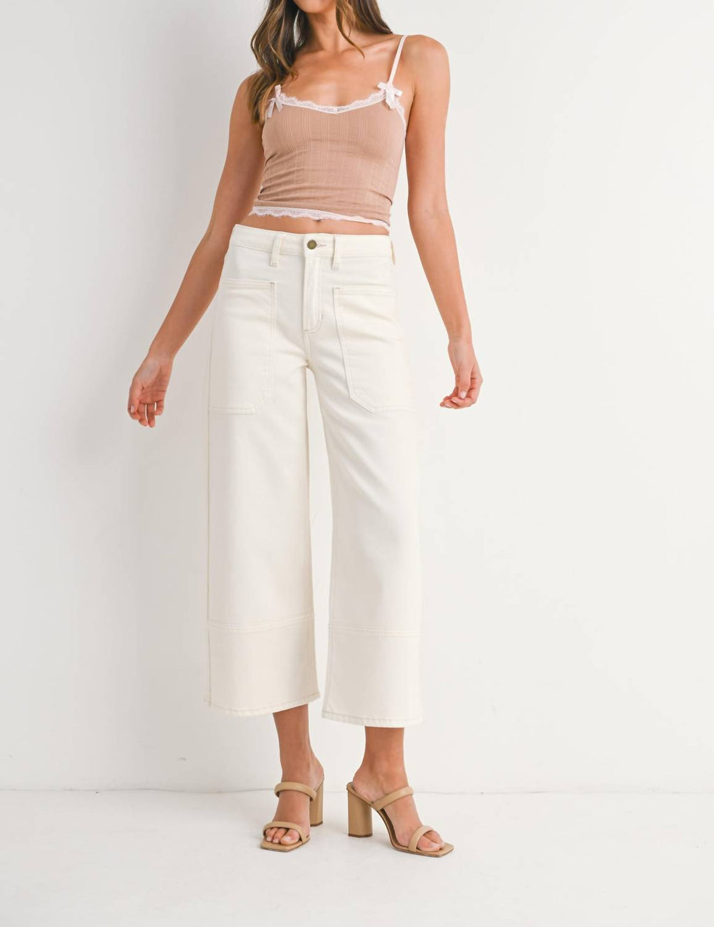 Just Black Denim - Susie High Rise Cropped Jeans