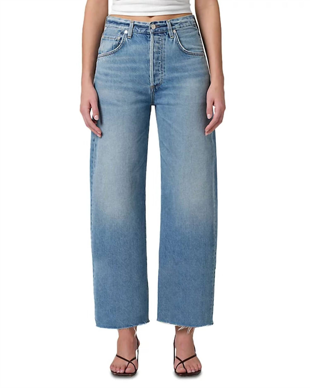 Citizens Of Humanity - Ayla Raw Hem Crop Jeans
