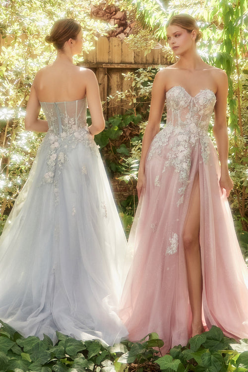 A1089 - Penelope Blossom Gown with Overskirt - Andrea & Leo