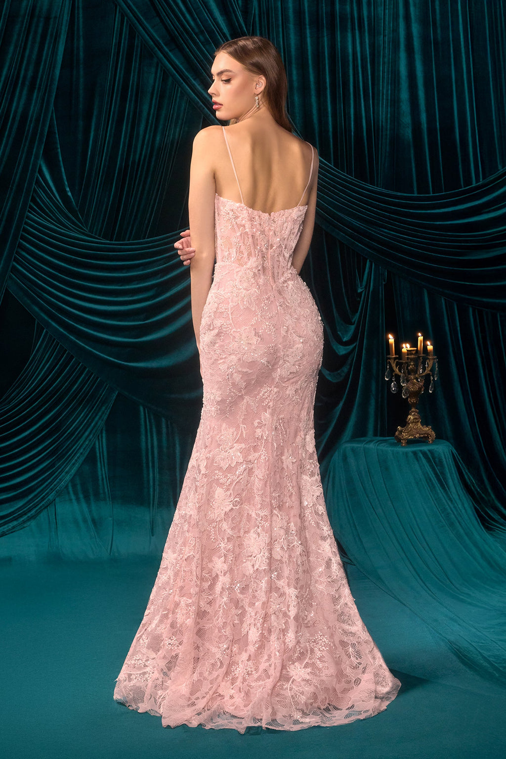 A1499 - Lili Lace Mermaid Gown - Andrea & Leo