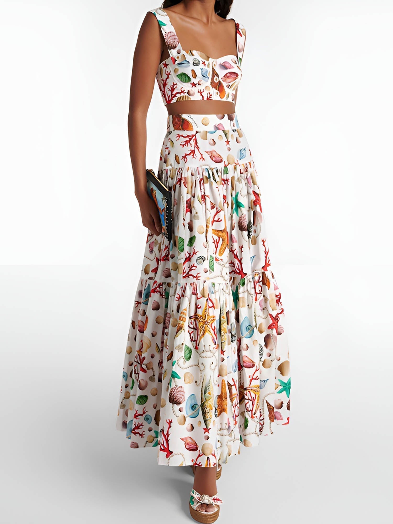 Seabreeze Muse Two-Piece Maxi Skirt Set
