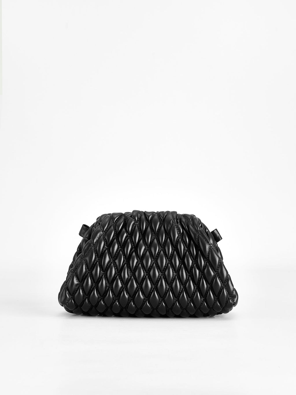 Woven Knot Clutch – Padded Twist Leather