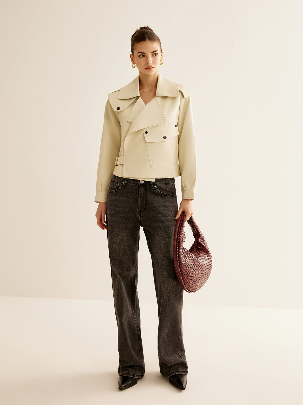 Woven Shoulder Bag