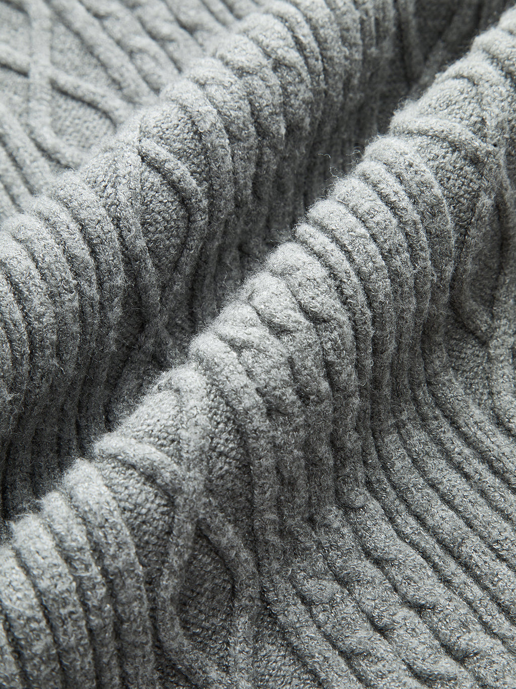 Cable Knit Mid-Waist Drawstring Pants
