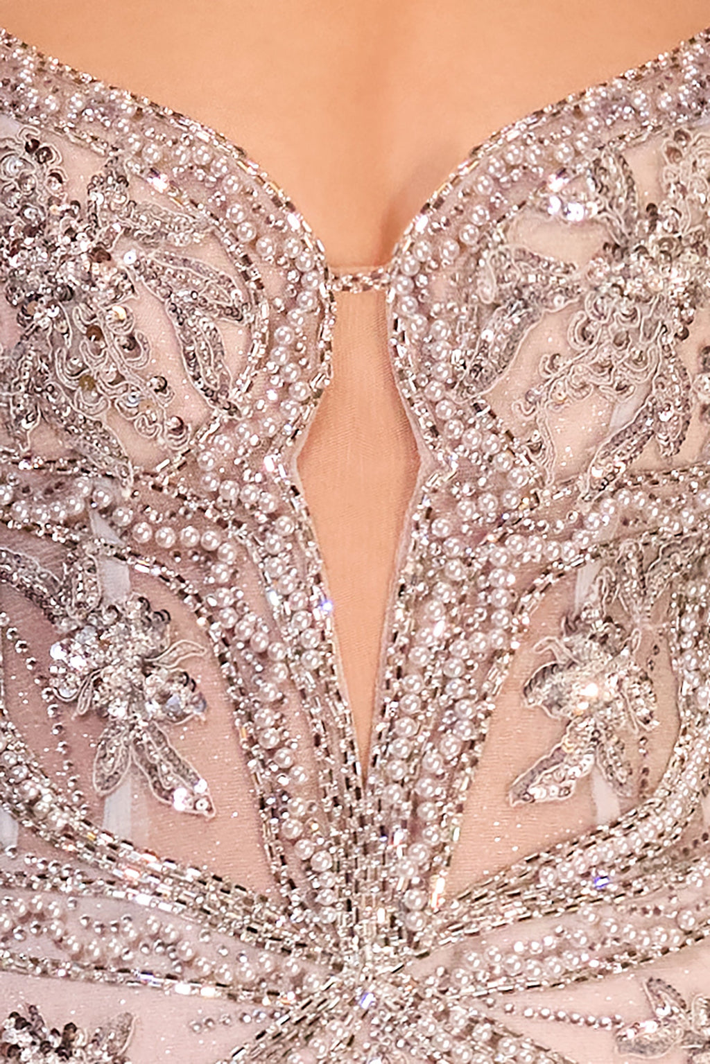 Corsica Gown - Pearl Embellished Gown