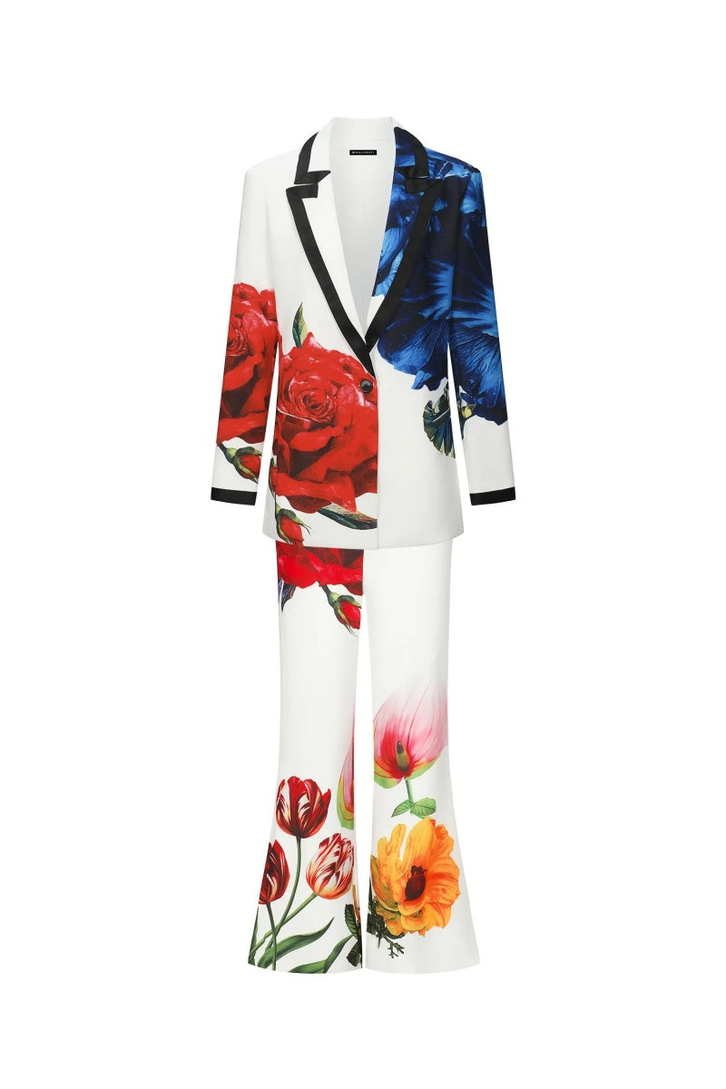 Guga Floral Printed Blazer Set