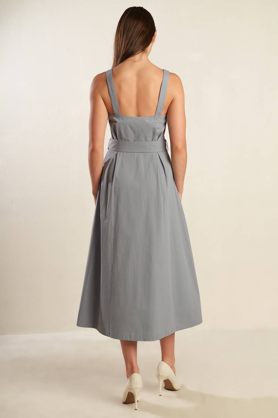 CALIFORNIA DREAMING BUTTON DOWN DRESS - FINAL SALE