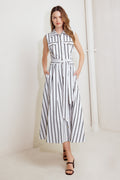 LEXINGTON STRIPE MIDI DRESS - FINAL SALE