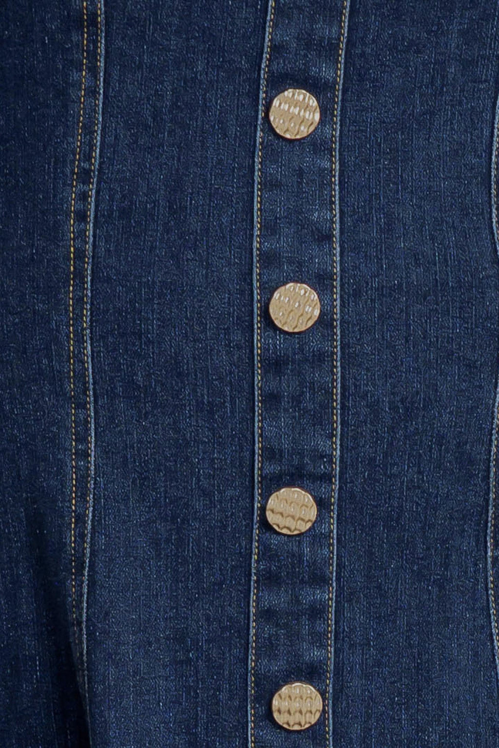 PUFF & PLAY DENIM MINI DRESS - FINAL SALE