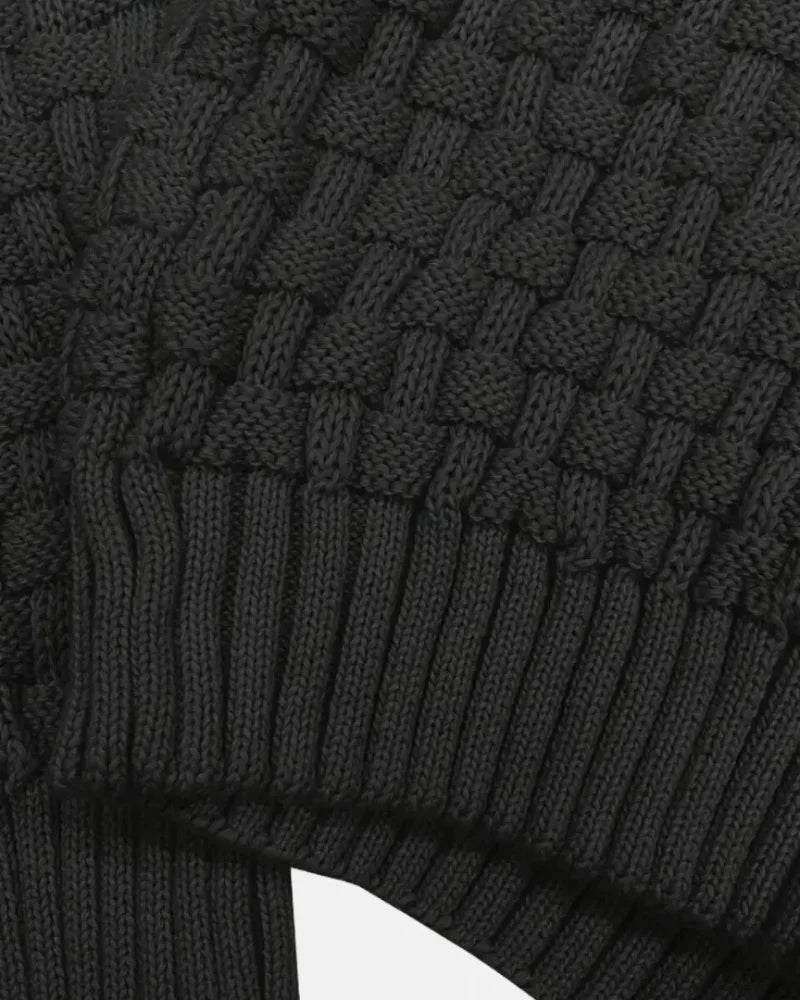 Men's  Maison Textured Knit Sweater | Shawl Collar | Button Detail