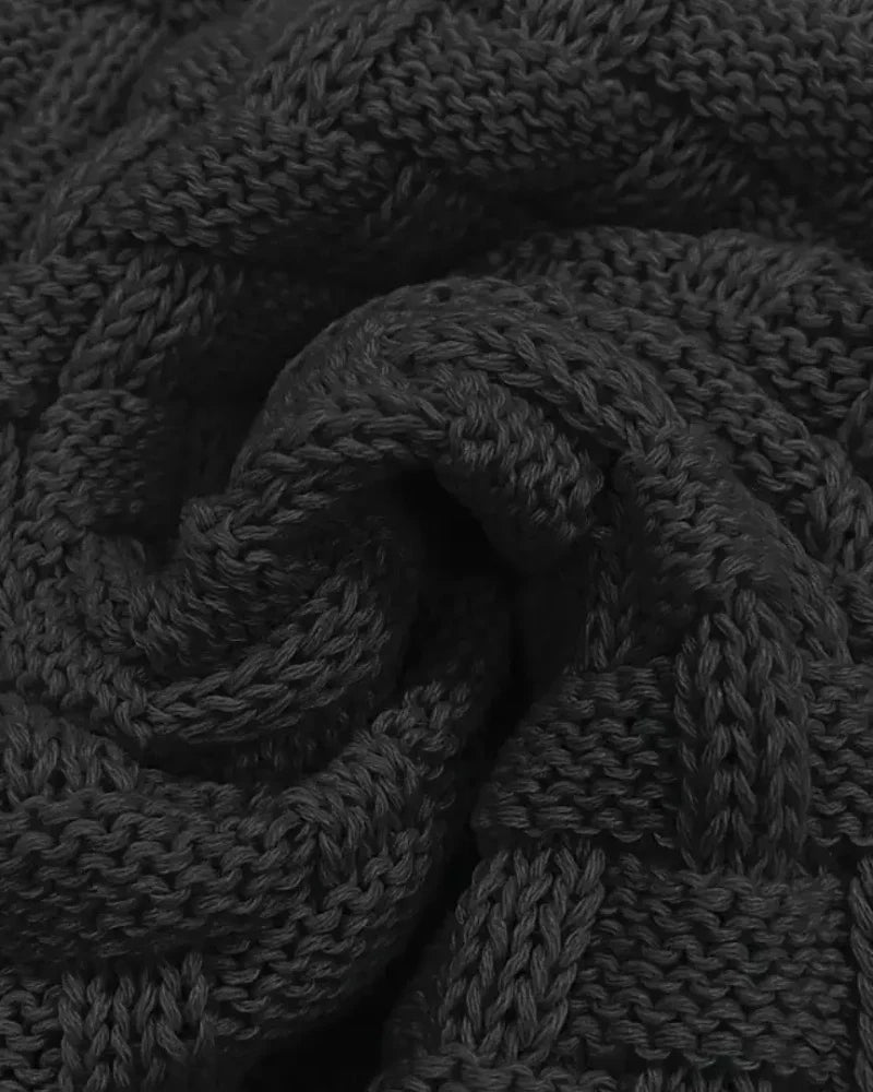 Men's  Maison Textured Knit Sweater | Shawl Collar | Button Detail