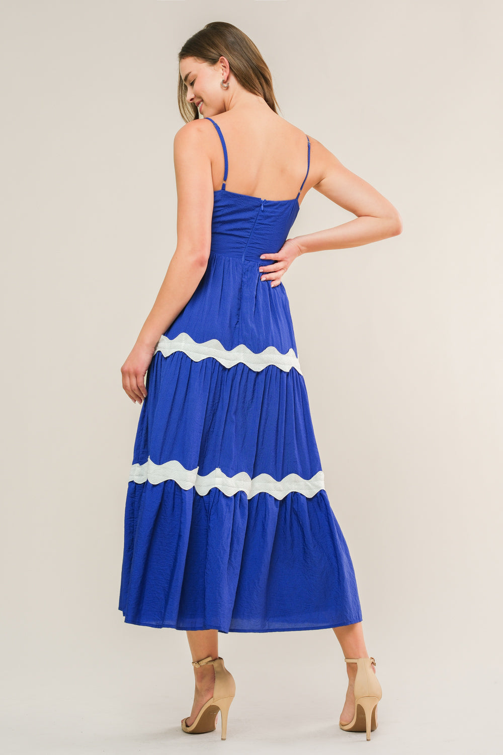 SUMMER SPRITZ - RIC RAC MIDI DRESS