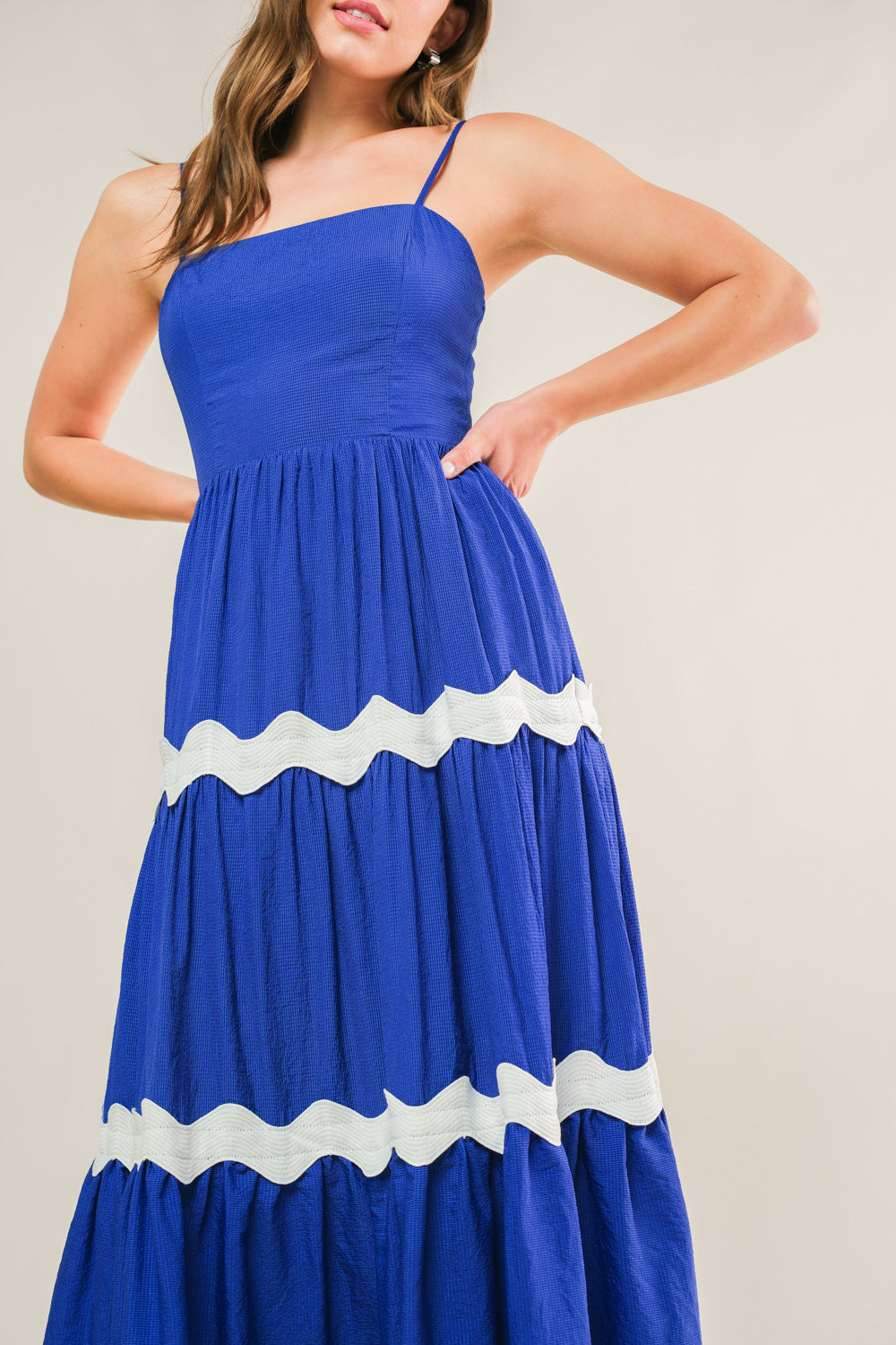 SUMMER SPRITZ - RIC RAC MIDI DRESS