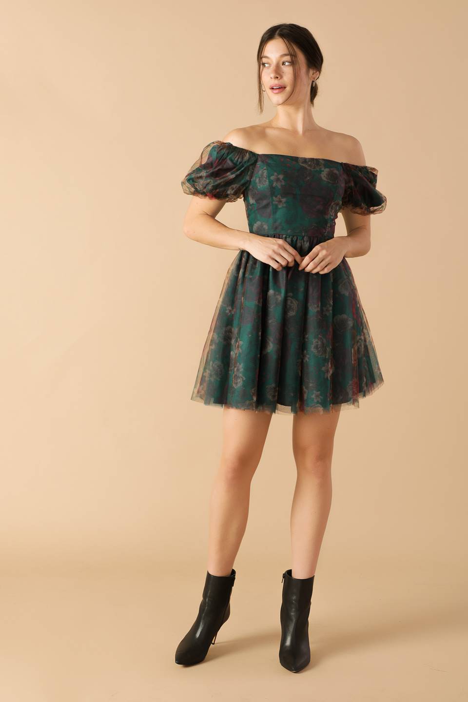 BE GOOD TO ME WOVEN ORGANZA DRESS - FINAL SALE